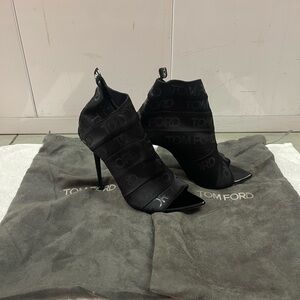 Tom Ford Black Women's Heeled Ankle Boots